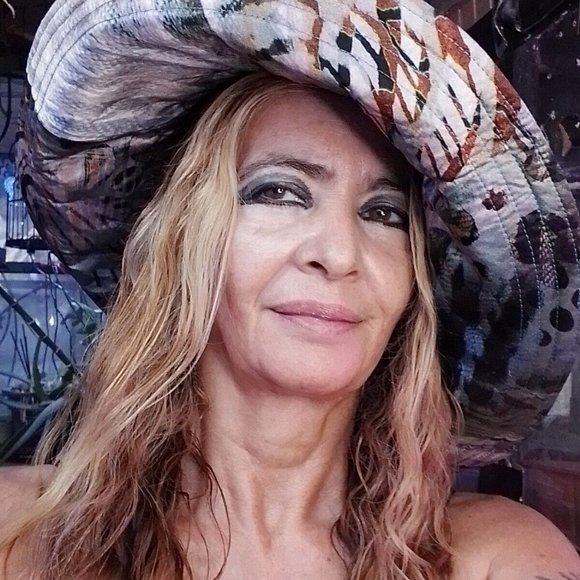 Peackock And Black Silk One Of Kind Hat Large Rim That Stays Up P - Picture 15 of 16